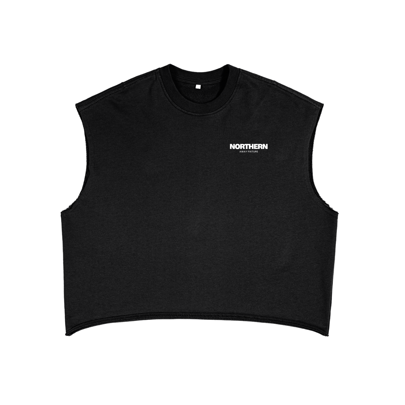 Away Days Black Boxy Tank Top